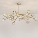 Crystal Ball Round Cluster Chandelier - LUUGAA