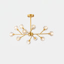 Crystal Ball Round Cluster Chandelier - LUUGAA
