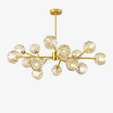 Crystal Ball Round Cluster Chandelier - LUUGAA