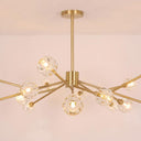 Crystal Ball Round Cluster Chandelier - LUUGAA