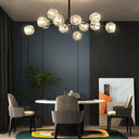 Crystal Ball Round Cluster Chandelier - LUUGAA