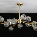 Crystal Ball Round Cluster Chandelier - LUUGAA