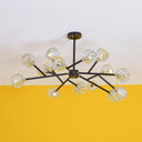 Crystal Ball Round Cluster Chandelier - LUUGAA