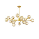 Crystal Ball Round Cluster Chandelier - LUUGAA