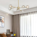 Crystal Ball Round Cluster Chandelier - LUUGAA