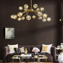 Crystal Ball Round Cluster Chandelier - LUUGAA