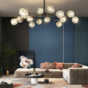 Crystal Ball Round Cluster Chandelier - LUUGAA