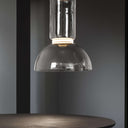 Cylindrical Clear Glass Chandelier - LUUGAA