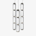 Cylindrical Clear Glass Chandelier - LUUGAA
