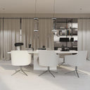 Cylindrical Clear Glass Chandelier - LUUGAA