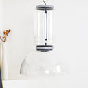 Cylindrical Clear Glass Chandelier - LUUGAA