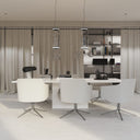 Cylindrical Clear Glass Chandelier - LUUGAA