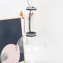 Cylindrical Clear Glass Chandelier - LUUGAA