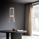 Cylindrical Clear Glass Chandelier - LUUGAA