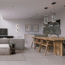 Cylindrical Clear Glass Chandelier - LUUGAA