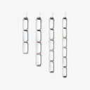 Cylindrical Clear Glass Chandelier - LUUGAA