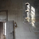 Cylindrical Clear Glass Chandelier - LUUGAA