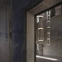 Cylindrical Clear Glass Chandelier - LUUGAA
