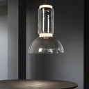 Cylindrical Clear Glass Chandelier - LUUGAA