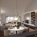 Cylindrical Clear Glass Chandelier - LUUGAA