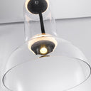 Cylindrical Clear Glass Chandelier - LUUGAA