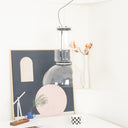 Cylindrical Clear Glass Chandelier - LUUGAA