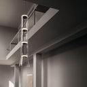 Cylindrical Clear Glass Chandelier - LUUGAA