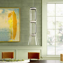 Cylindrical Clear Glass Chandelier - LUUGAA