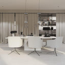 Cylindrical Clear Glass Chandelier - LUUGAA
