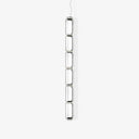 Cylindrical Clear Glass Chandelier - LUUGAA