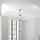 Cylindrical Clear Glass Chandelier - LUUGAA