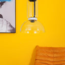 Cylindrical Clear Glass Chandelier - LUUGAA