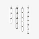 Cylindrical Clear Glass Chandelier - LUUGAA