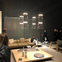 Cylindrical Clear Glass Chandelier - LUUGAA