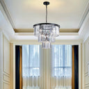 Dante Black Crystal Chandelier - LUUGAA
