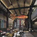 Koi Art Rattan Woven Pendant Light - LUUGAA