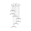 Large Seagull Chandelier - LUUGAA