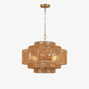 Lush Lantern Rattan Woven Pendant Light - LUUGAA
