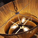 Manzhu Shahua Rattan Woven Pendant Light - LUUGAA