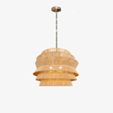 Manzhu Shahua Rattan Woven Pendant Light - LUUGAA