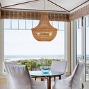 Meadow Breeze Rattan Woven Pendant Light - LUUGAA