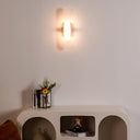 Melange Elongated Alabaster Wall Lamp - LUUGAA