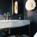Melange Elongated Alabaster Wall Lamp - LUUGAA