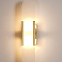 Melange Elongated Alabaster Wall Lamp - LUUGAA