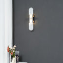 Melange Elongated Alabaster Wall Lamp - LUUGAA