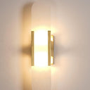 Melange Elongated Alabaster Wall Lamp - LUUGAA