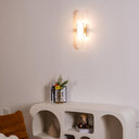 Melange Elongated Alabaster Wall Lamp - LUUGAA