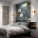 Melange Elongated Alabaster Wall Lamp - LUUGAA