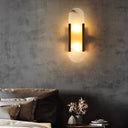 Melange Elongated Alabaster Wall Lamp - LUUGAA