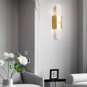 Melange Elongated Alabaster Wall Lamp - LUUGAA